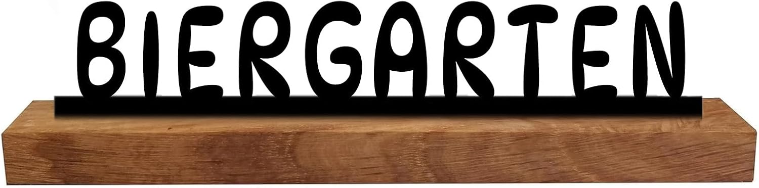 Kaltner Präsente Geschenkidee - Holz Geschenkartikel Deko Tisch Aufsteller Biergarten