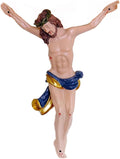 Kaltner Präsente Geschenkidee - Kreuz Kruzifix modern Korpus Jesus Christus Figur (Höhe 24 cm)