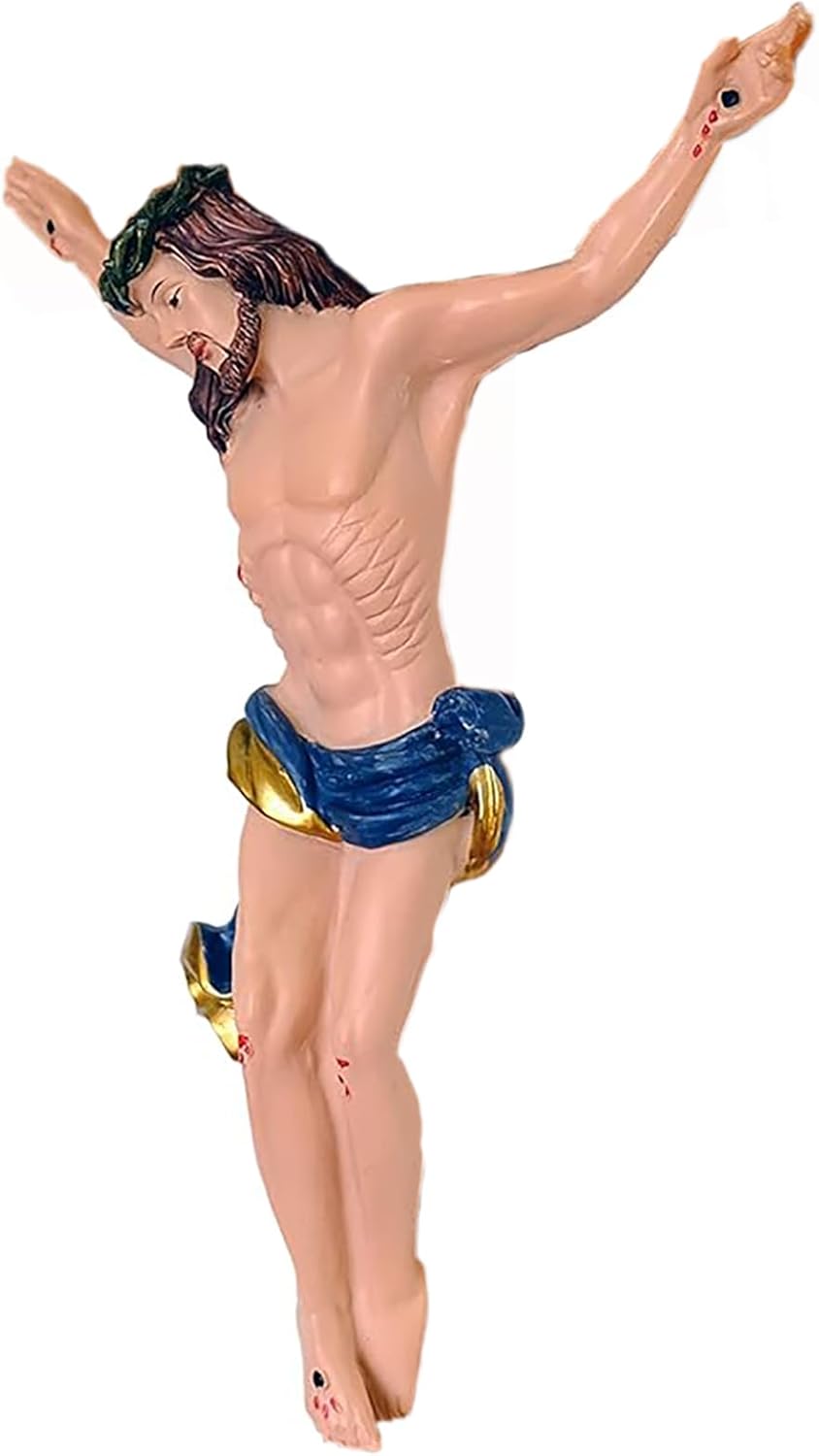 Kaltner Präsente Geschenkidee - Kreuz Kruzifix modern Korpus Jesus Christus Figur (Höhe 24 cm)