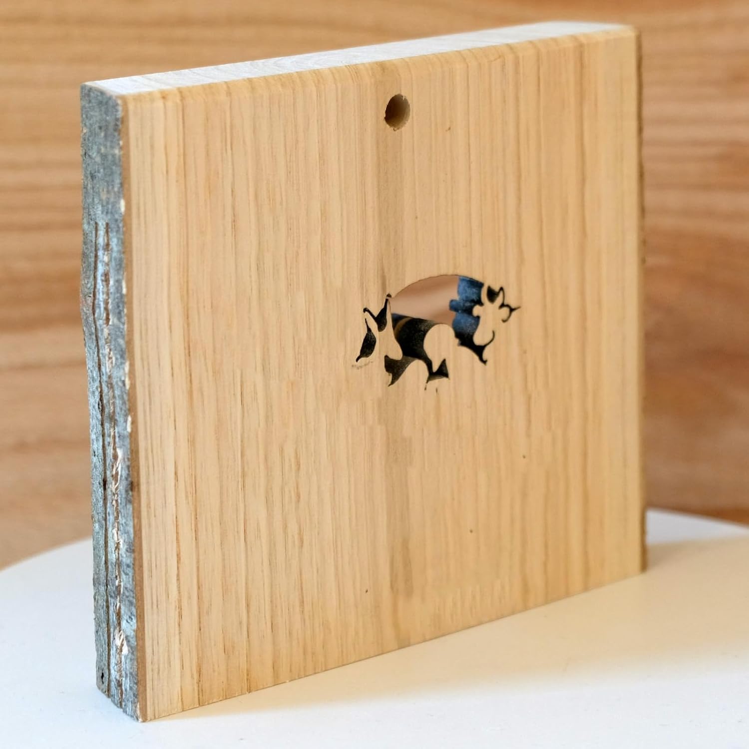 Kaltner Präsente Geschenkidee - Krippe Krippenbild 3D Relief aus Holz auch als Wandbild geeignet (Höhe 11 cm)